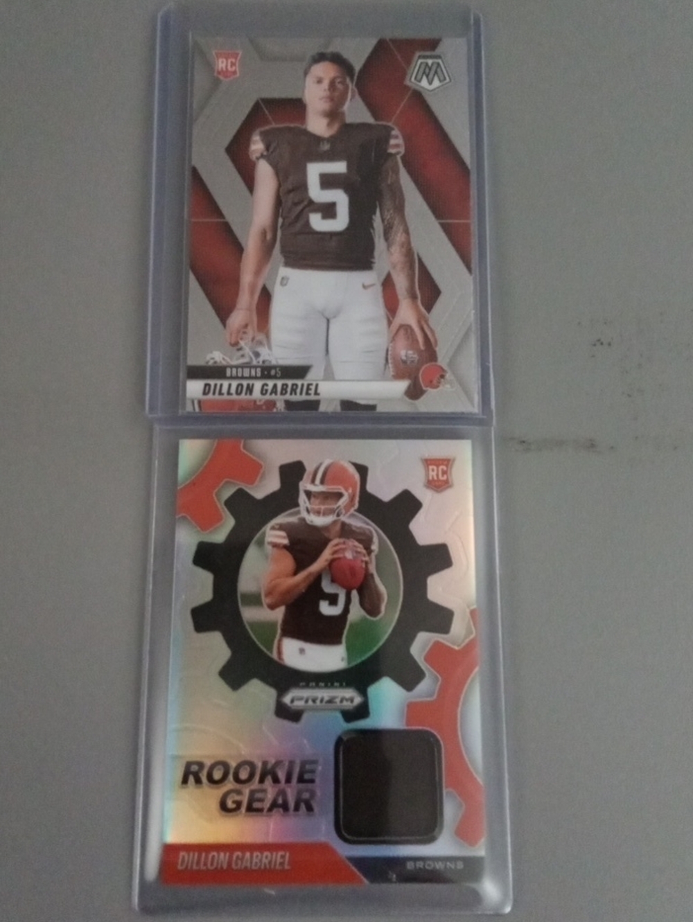 Dillon Gabriel Lot Cleveland Browns Rookie Gear Trading Card - Brown